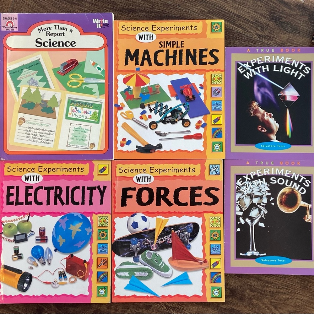 Science Experiments Kids Book Set